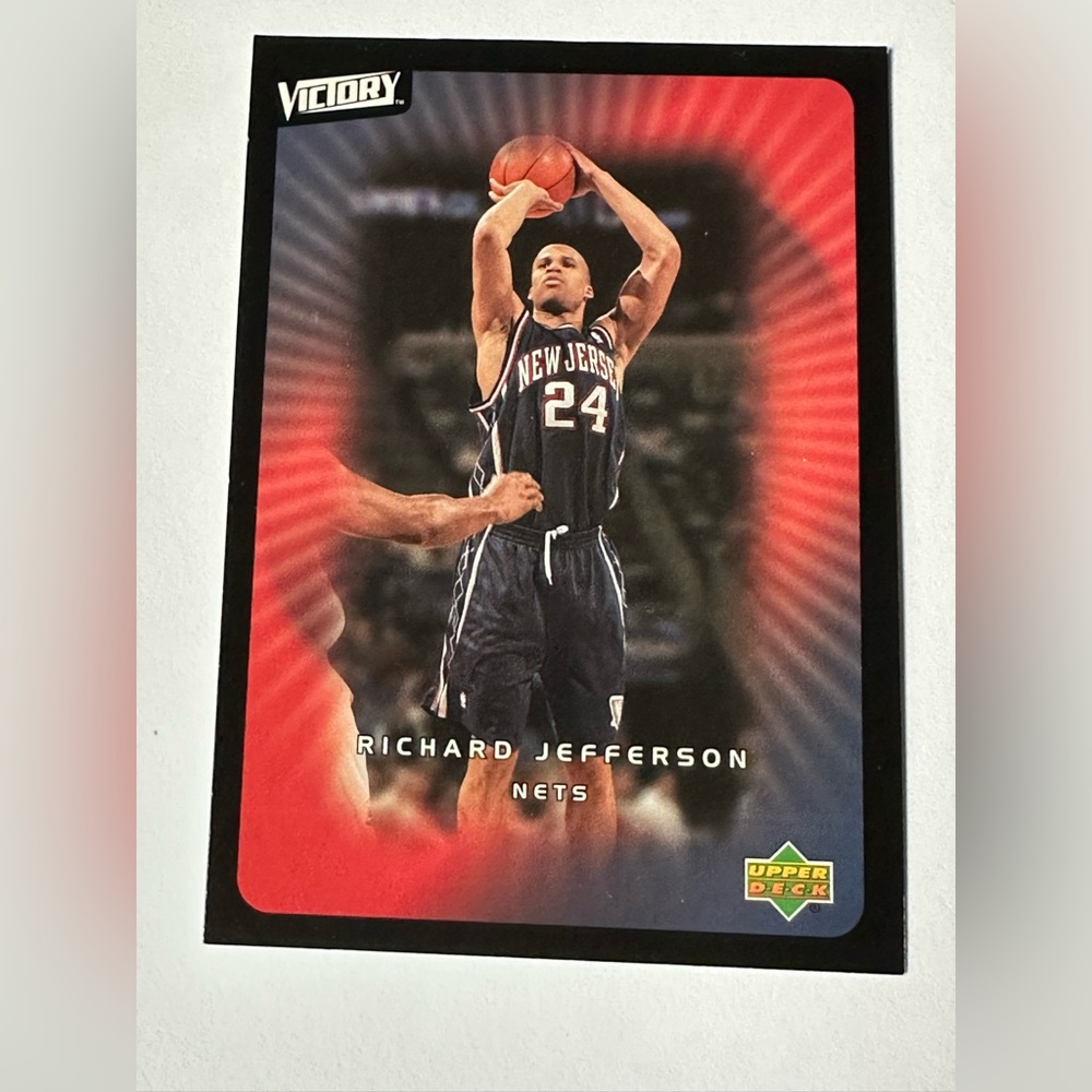 Upper Deck Richard Jefferson Basketball Trading Card - Black/Red